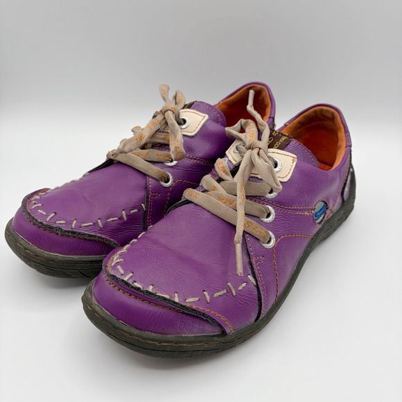 Tma Eyes Shoes - TMA Shoes Women's 10 - 10.5 Sz 41 Stumble Stuff Groovy Glides Washed Leather